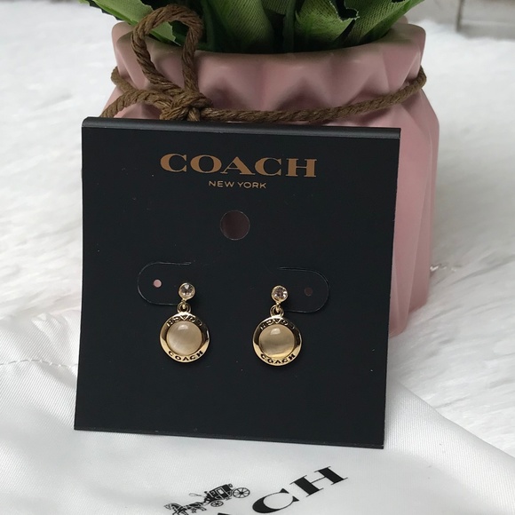 Coach Jewelry - 👜‼️SALE‼️🌺 OPEN CIRCLE DROP EARRINGS